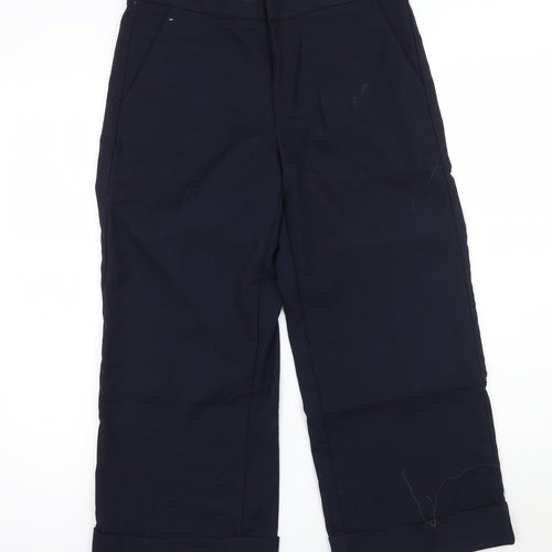ESMARA Womens Blue   Cropped Trousers Size 14 L23.5 in