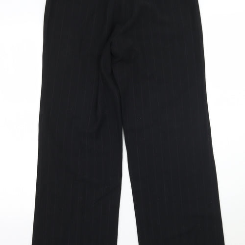 M&Co Womens Black   Trousers  Size 10 L28 in