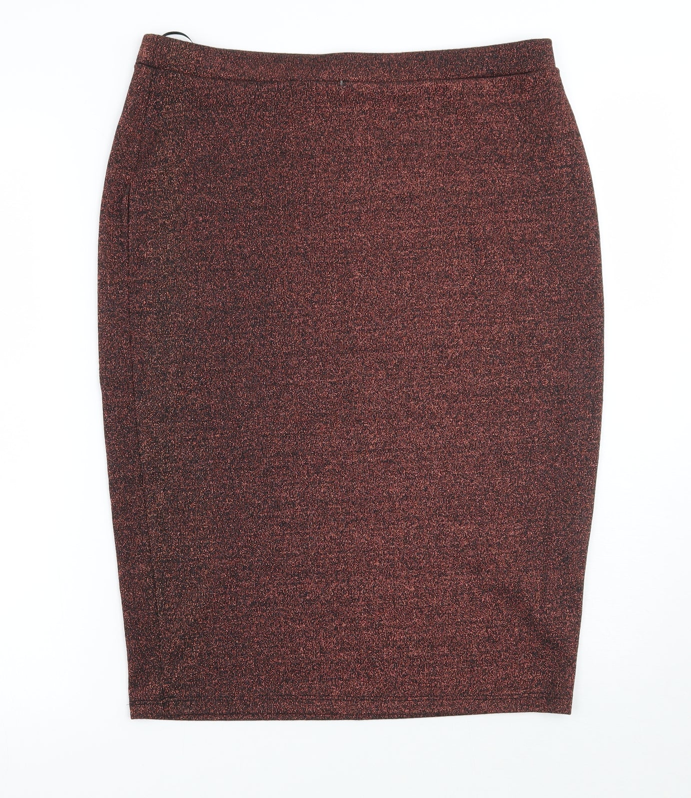 TU Womens Black  Rayon Straight & Pencil Skirt Size 14