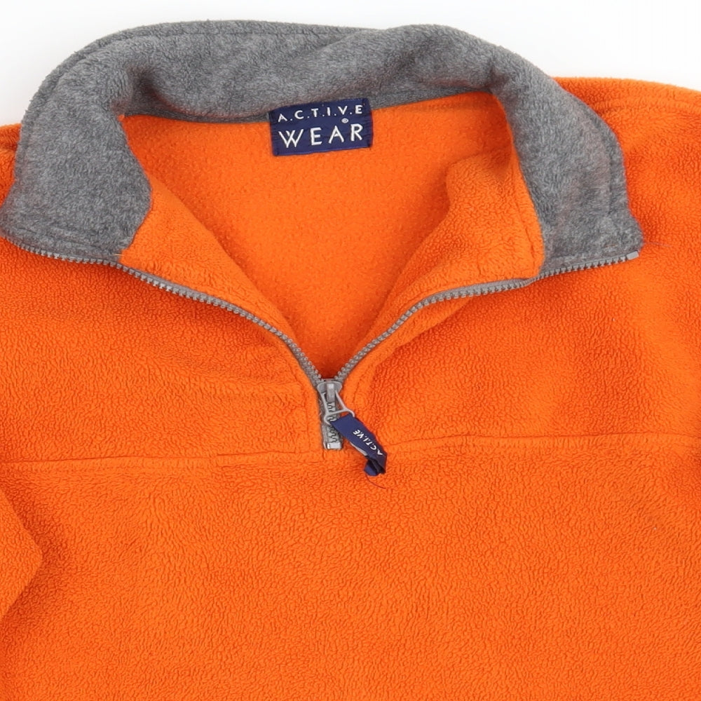 Active Wear Womens Orange   Pullover Jumper Size S