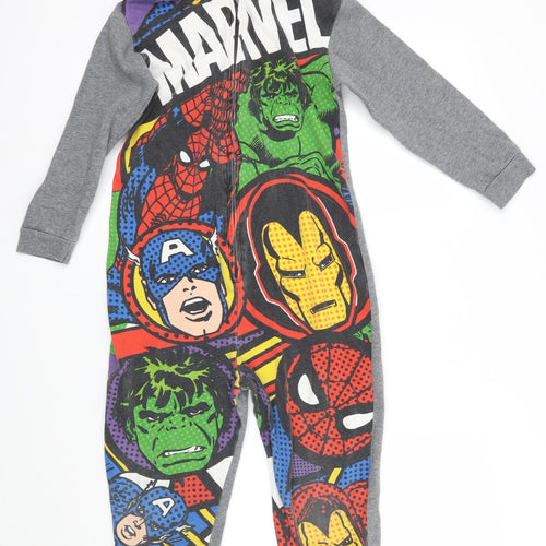 Marvel Boys Grey Geometric   One Piece Size 6 Years