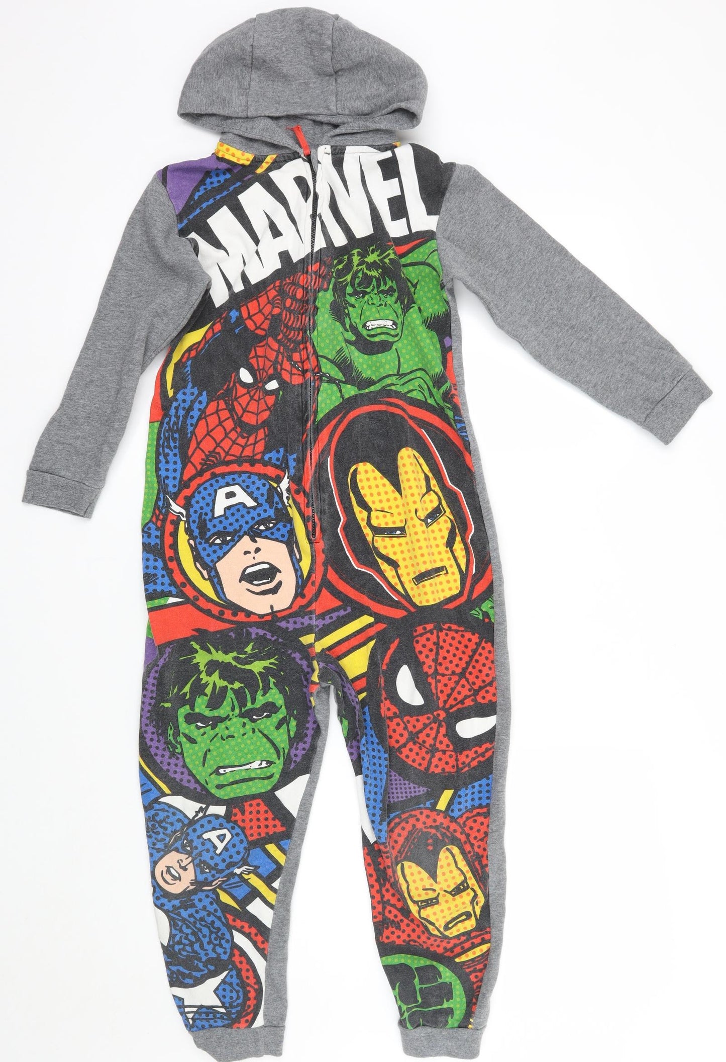 Marvel Boys Grey Geometric   One Piece Size 6 Years