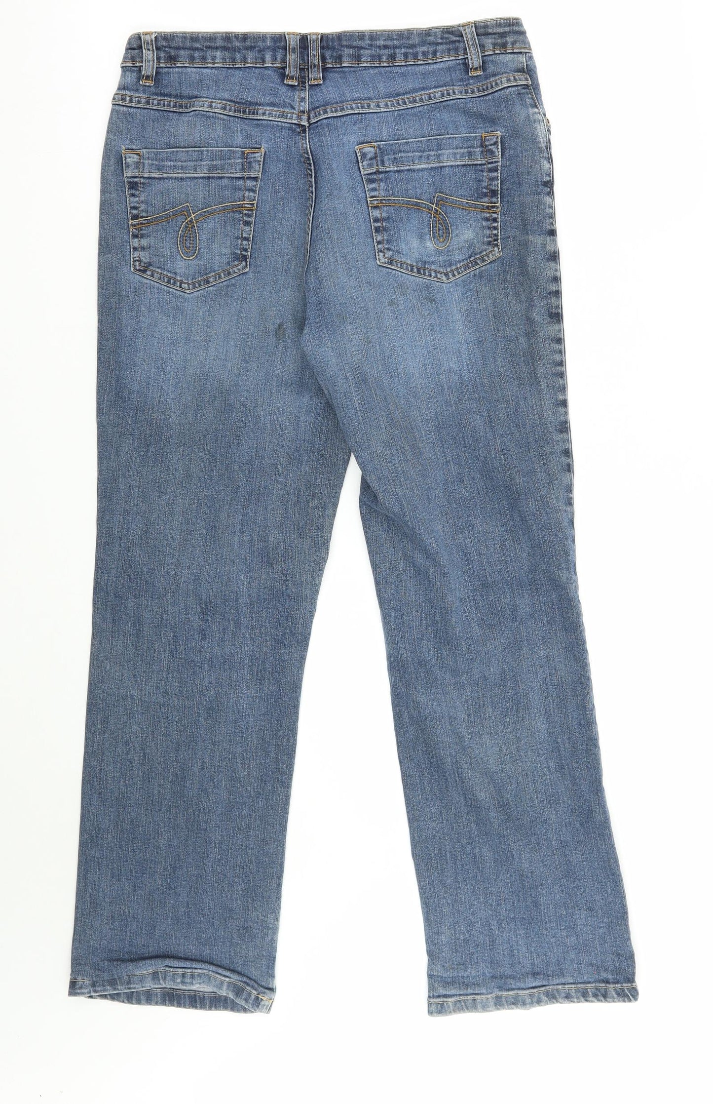 Papaya Womens Blue   Straight Jeans Size 12 L27 in