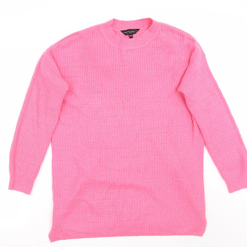 Dorothy Perkins Womens Pink   Pullover Jumper Size 10