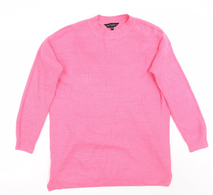 Dorothy Perkins Womens Pink   Pullover Jumper Size 10