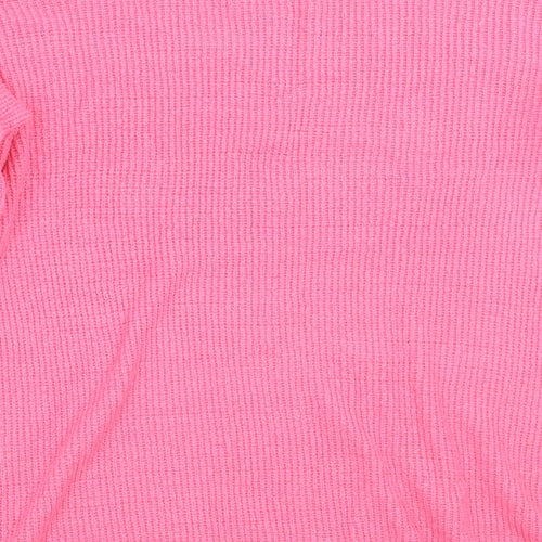 Dorothy Perkins Womens Pink   Pullover Jumper Size 10