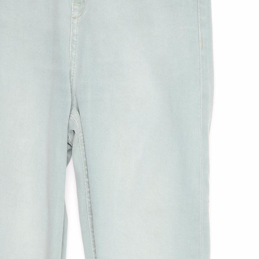 River Island Womens Green   Skinny Jeans Size 12 L28 in