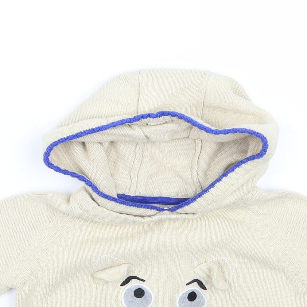 Bluezoo Baby Beige   Pullover Jumper Size 18-24 Months