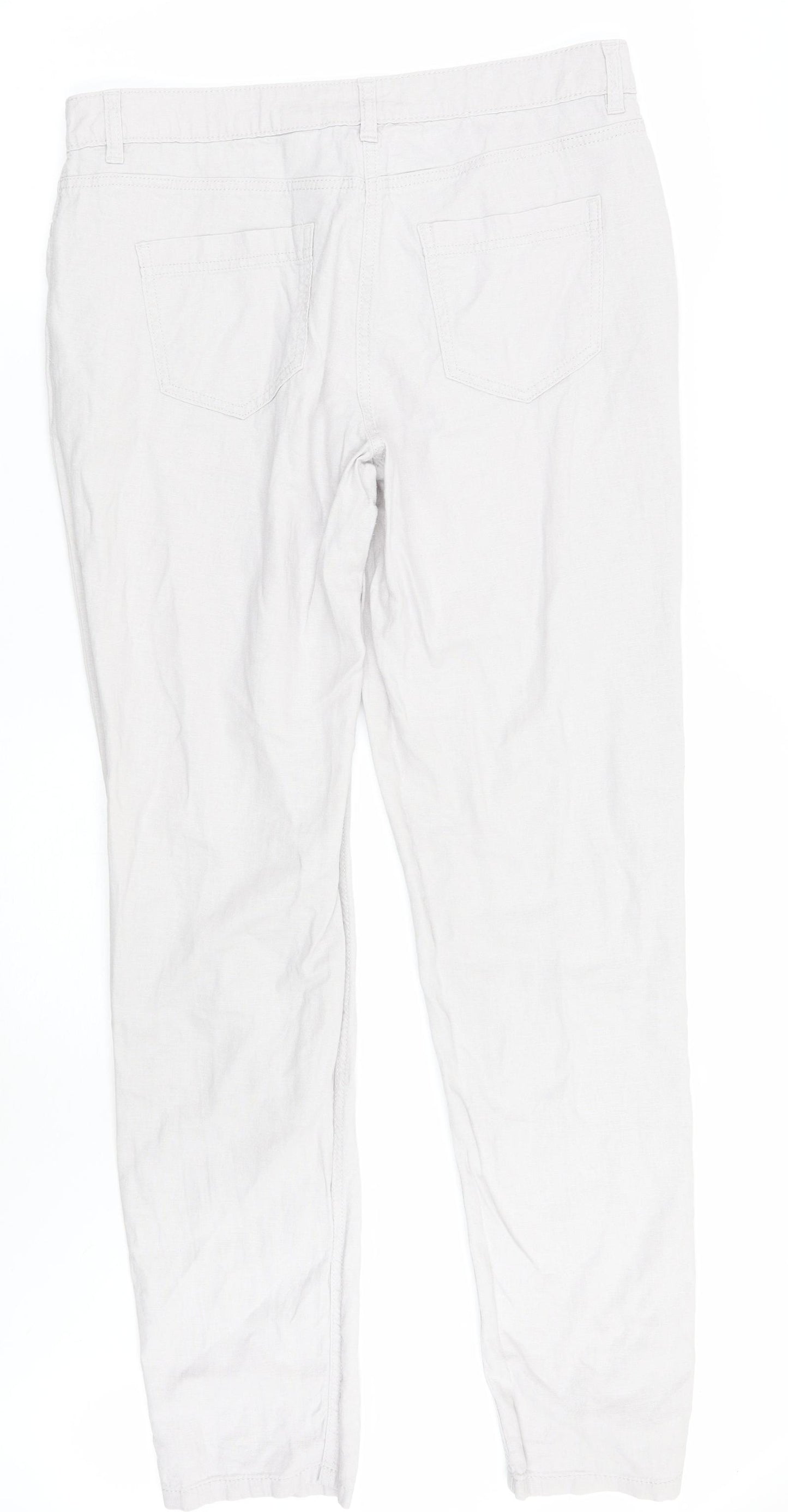 NEXT Womens Grey   Trousers  Size 10 L32 in