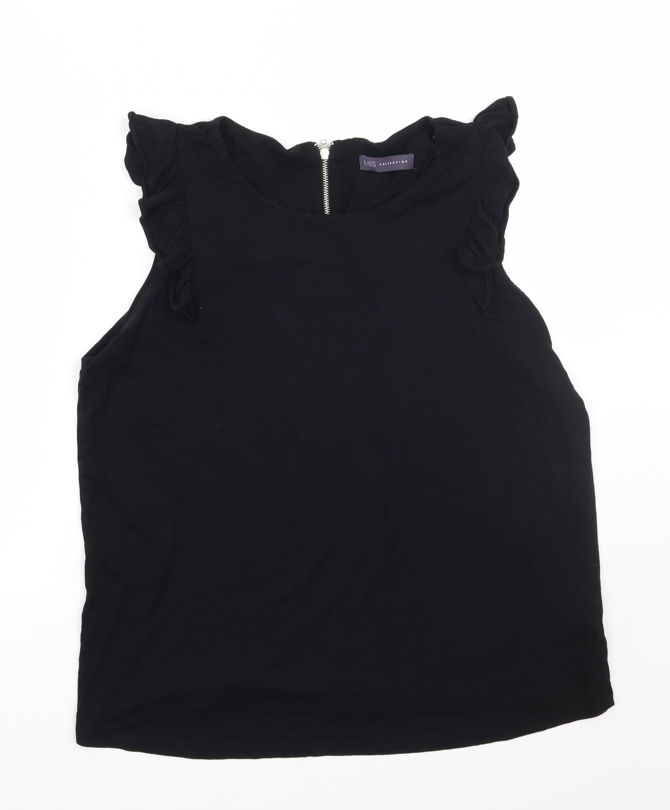 Marks Womens Black   Basic Tank Size 18