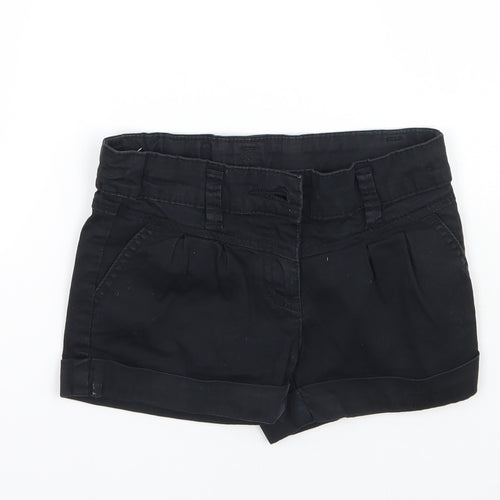 NEXT Girls Black   Cargo Shorts Size 7 Years
