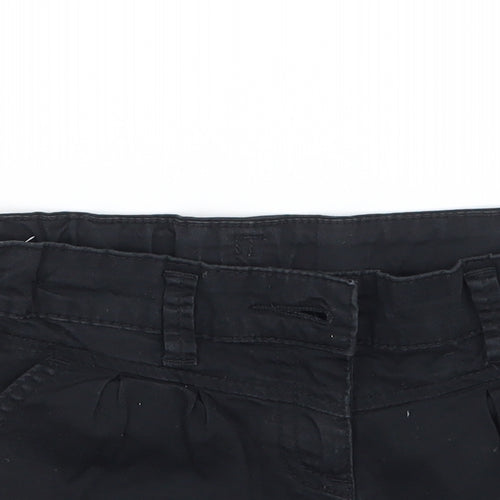 NEXT Girls Black   Cargo Shorts Size 7 Years