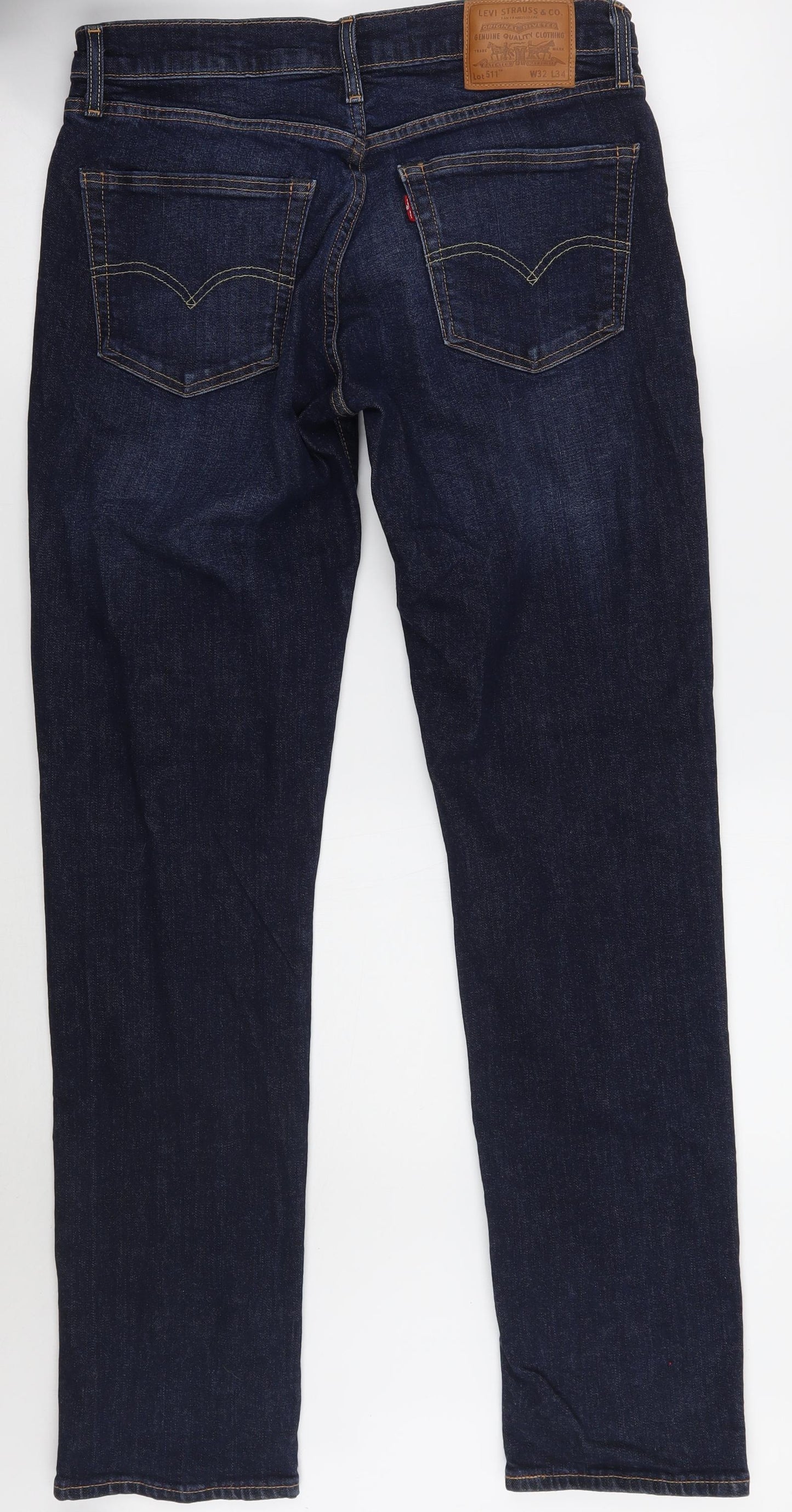 Levis Mens Blue   Straight Jeans Size 32 L34 in