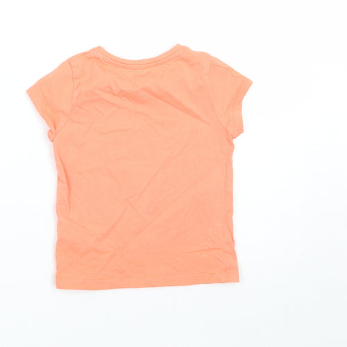 F&F Girls Orange   Basic T-Shirt Size 2 Years