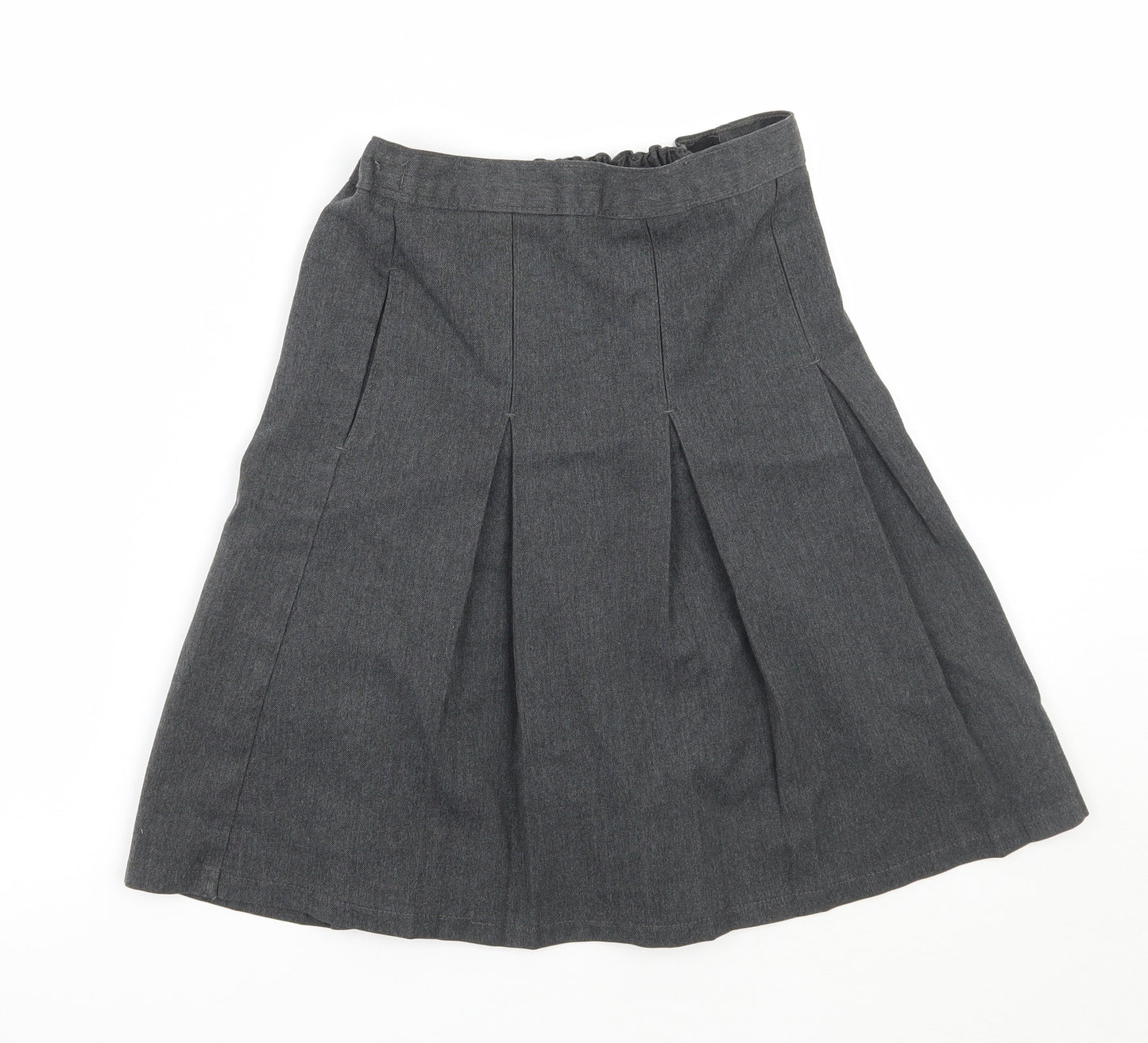 Marks and Spencer Girls Grey   A-Line Skirt Size 8-9 Years