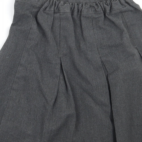 Marks and Spencer Girls Grey   A-Line Skirt Size 8-9 Years
