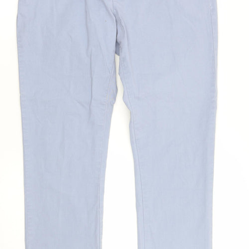 Zara Mens Blue   Chino Trousers Size 34 L32 in