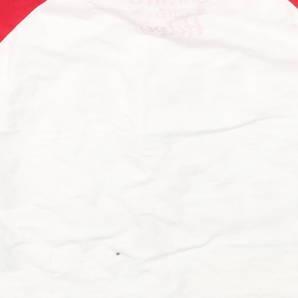 Matalan Girls White   Basic T-Shirt Size 2-3 Years