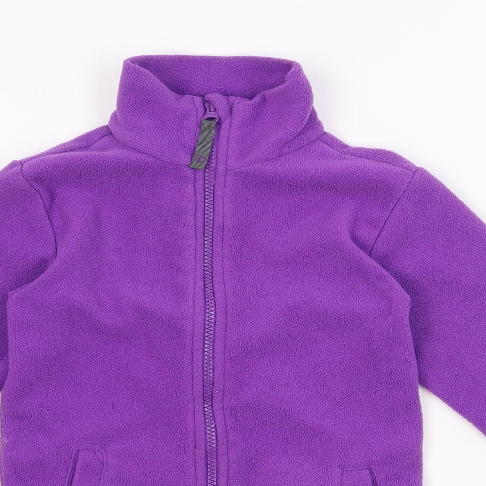 Gelert Girls Purple  Fleece Jacket  Size 9-10 Years