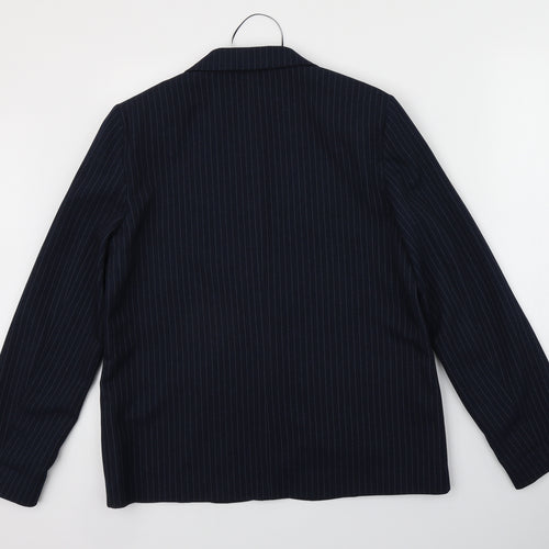 Topshop Womens Blue   Jacket Suit Jacket Size 12