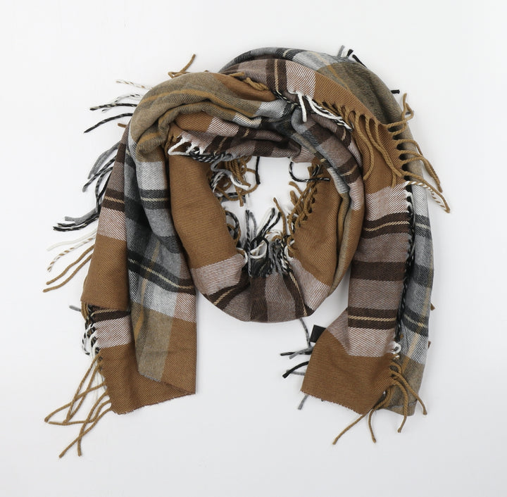 Marks and Spencer Unisex Multicoloured Plaids & Checks  Scarf  One Size