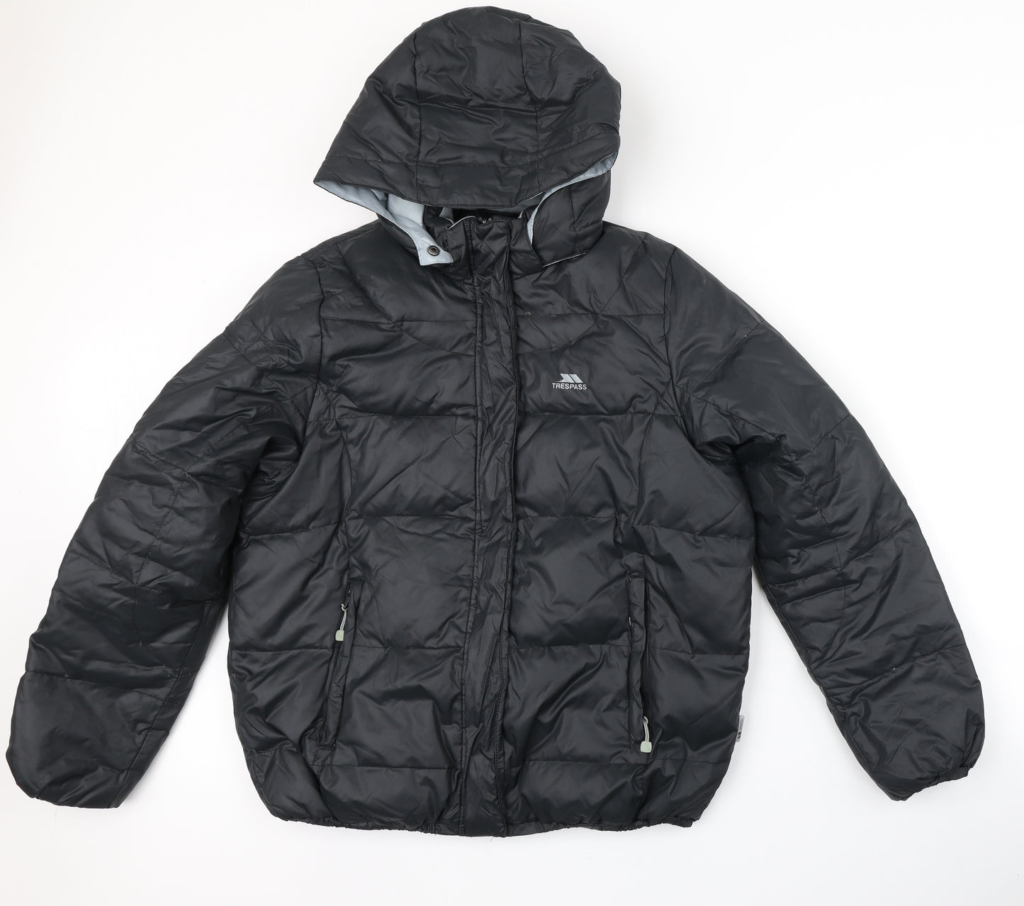 Trespass Mens Black   Puffer Jacket Coat Size L