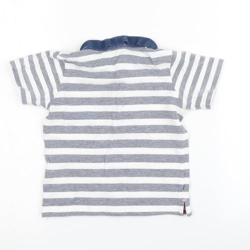 Matalan Boys Multicoloured Striped  Pullover Polo Size 2-3 Years