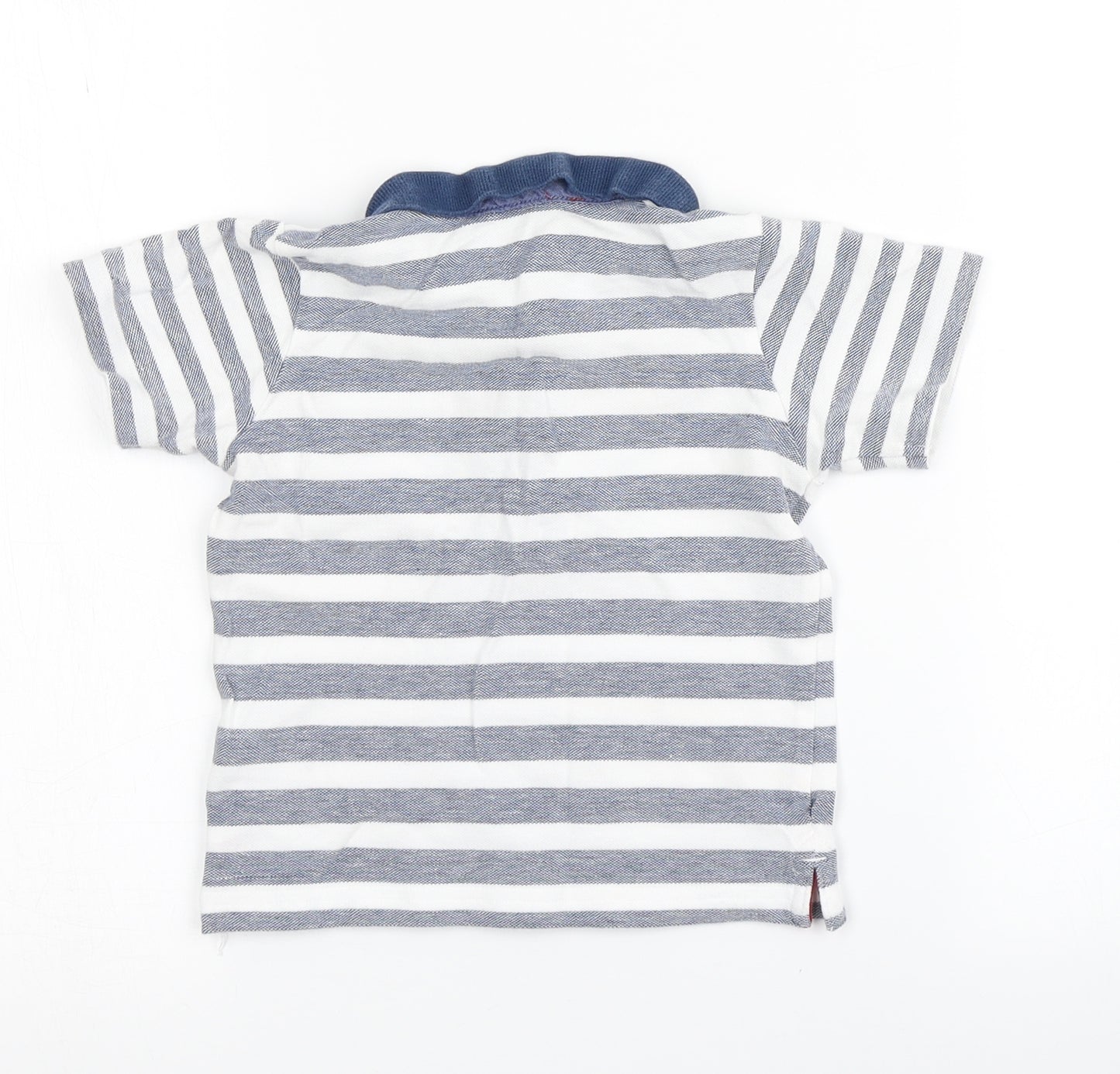 Matalan Boys Multicoloured Striped  Pullover Polo Size 2-3 Years