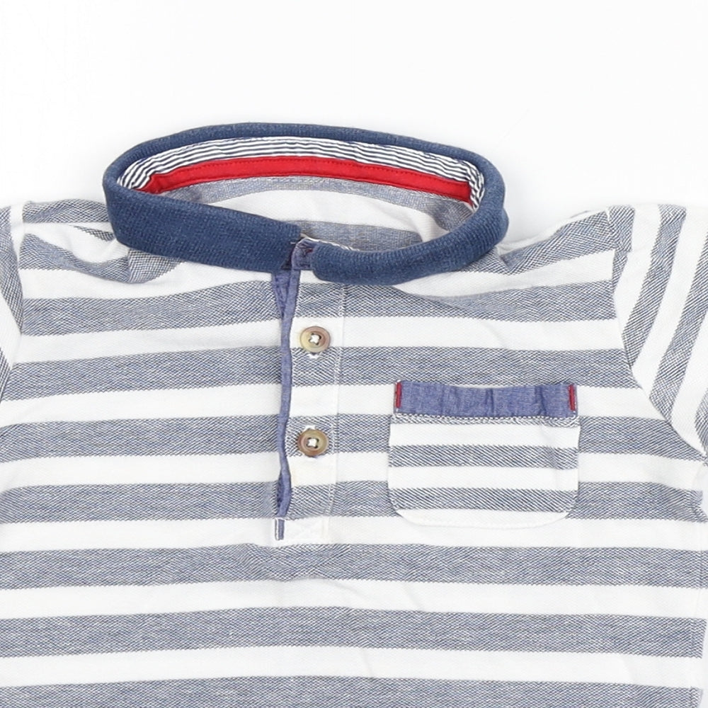 Matalan Boys Multicoloured Striped  Pullover Polo Size 2-3 Years