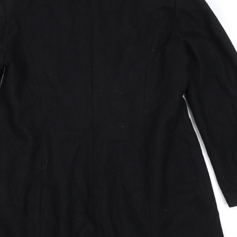 George Womens Black   Pea Coat Coat Size 14