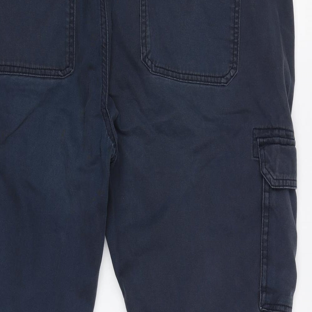 West Ace Mens Blue   Cargo Trousers Size 42 L30 in