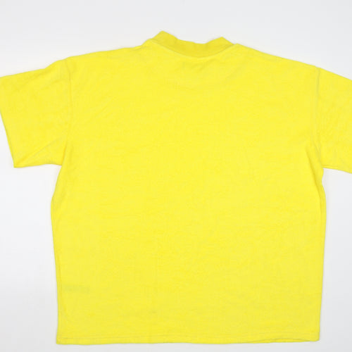Boohoo Man Mens Yellow    T-Shirt Size L
