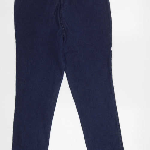 Country Rose Womens Blue  Denim Jegging Trousers Size 12 L25 in