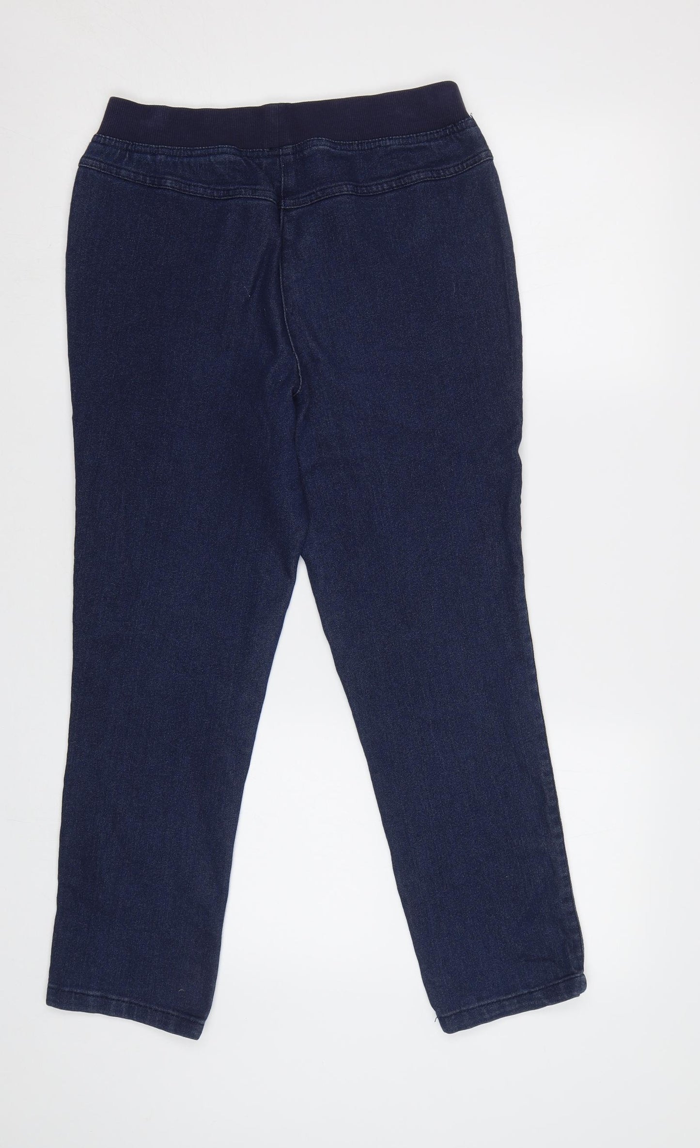 Country Rose Womens Blue  Denim Jegging Trousers Size 12 L25 in