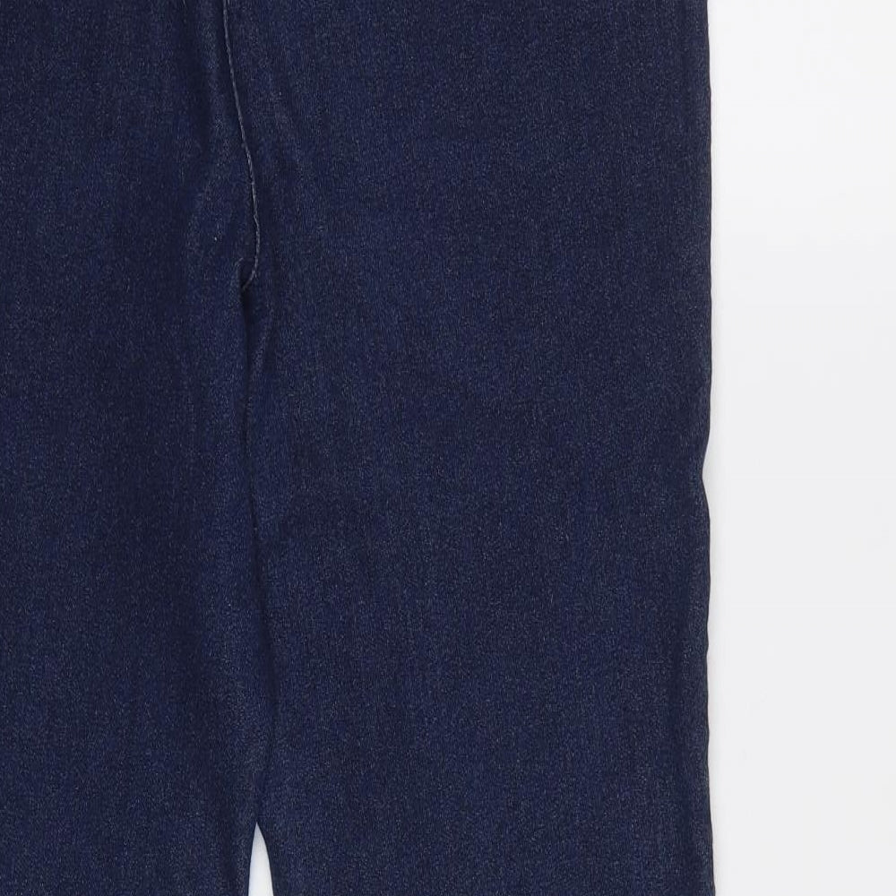 Country Rose Womens Blue  Denim Jegging Trousers Size 12 L25 in
