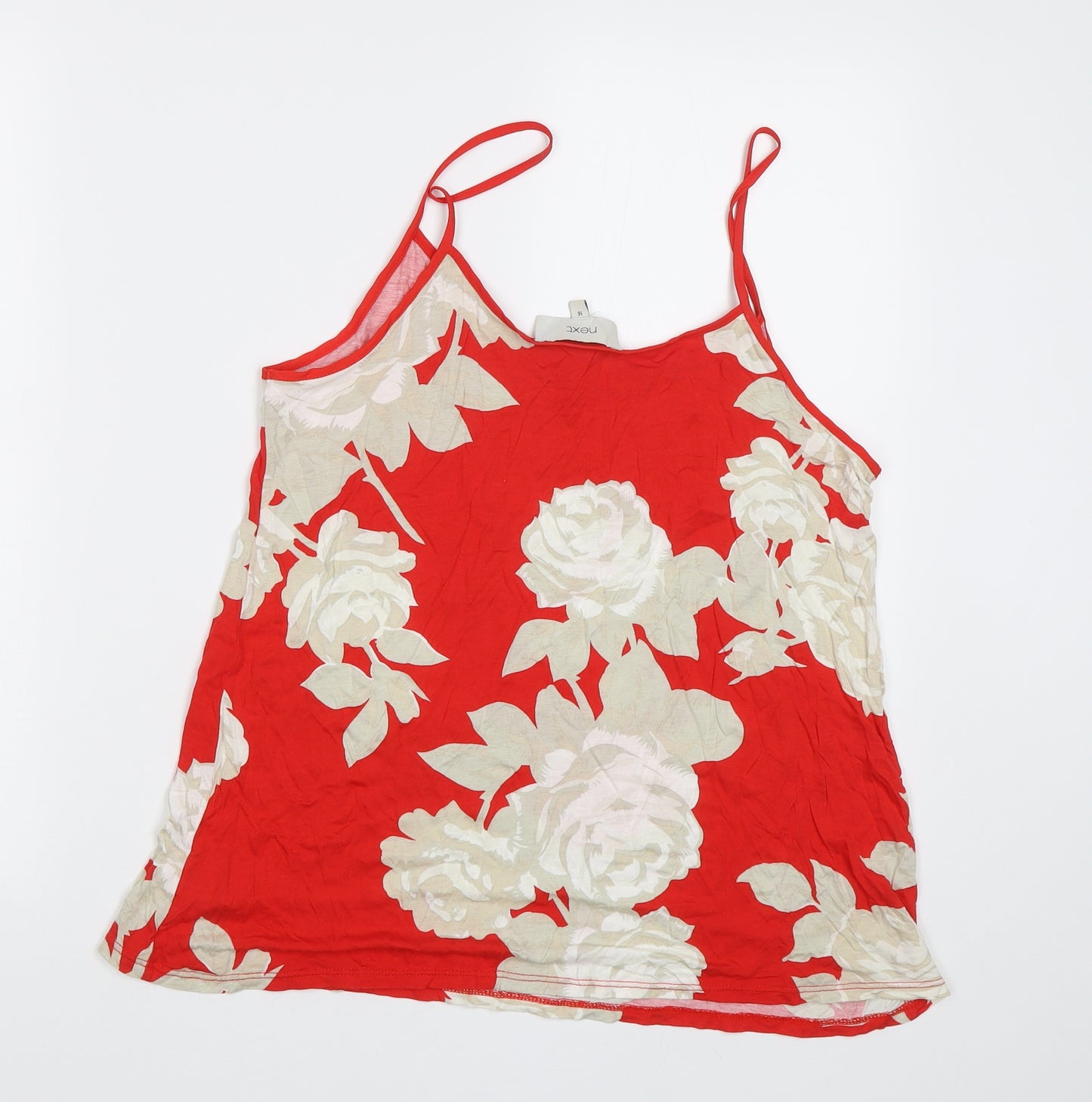 NEXT Womens Red Floral  Camisole Tank Size 16
