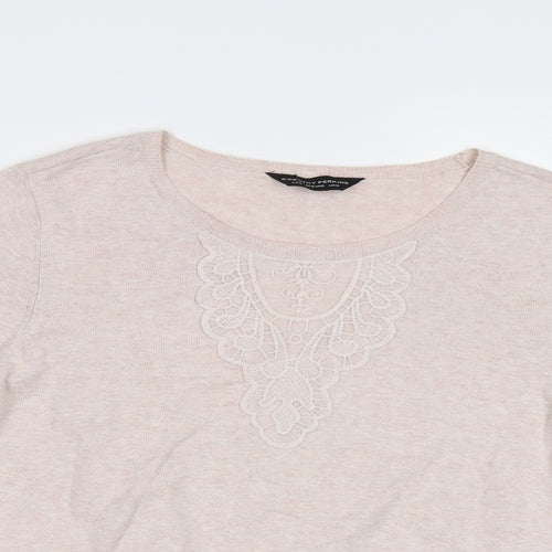 Dorothy Perkins Womens Pink   Pullover Jumper Size 14