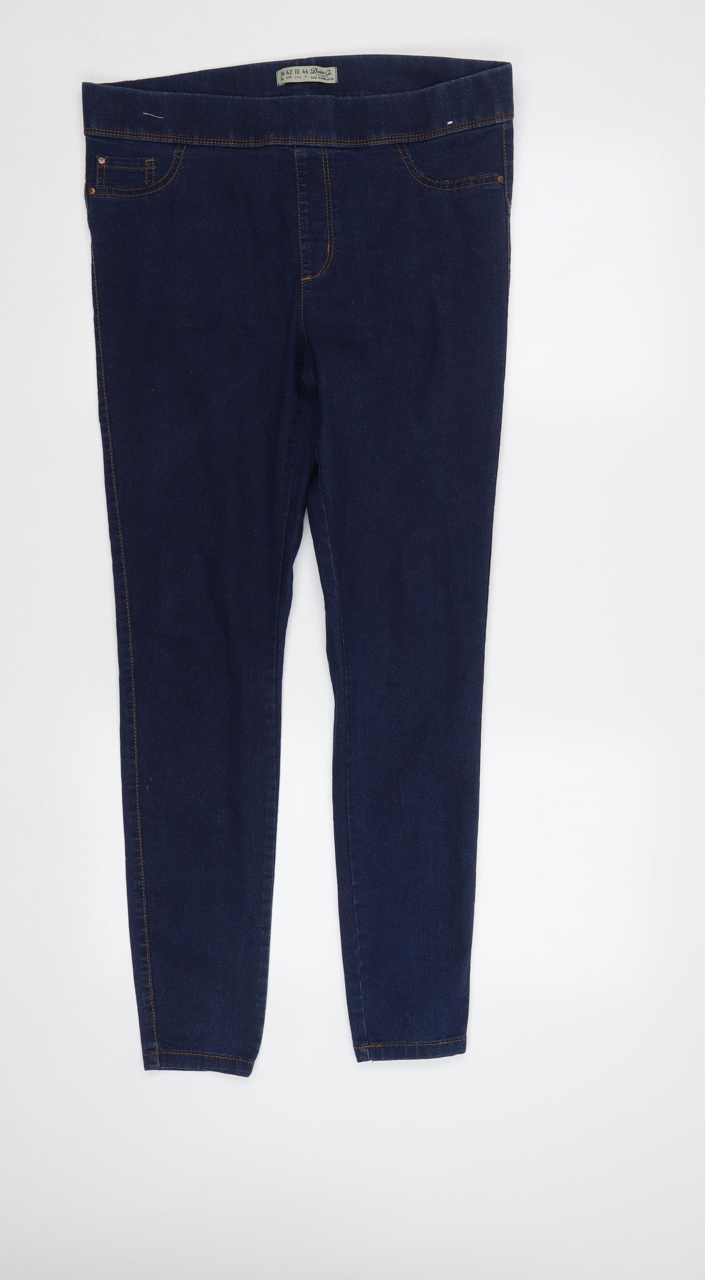 Primark Womens Blue   Jegging Jeans Size 14 L28 in