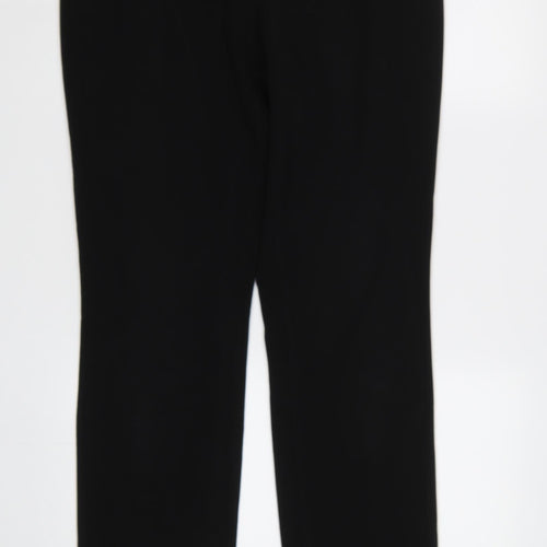 M&S Womens Black   Dress Pants Trousers Size 12 L32 in