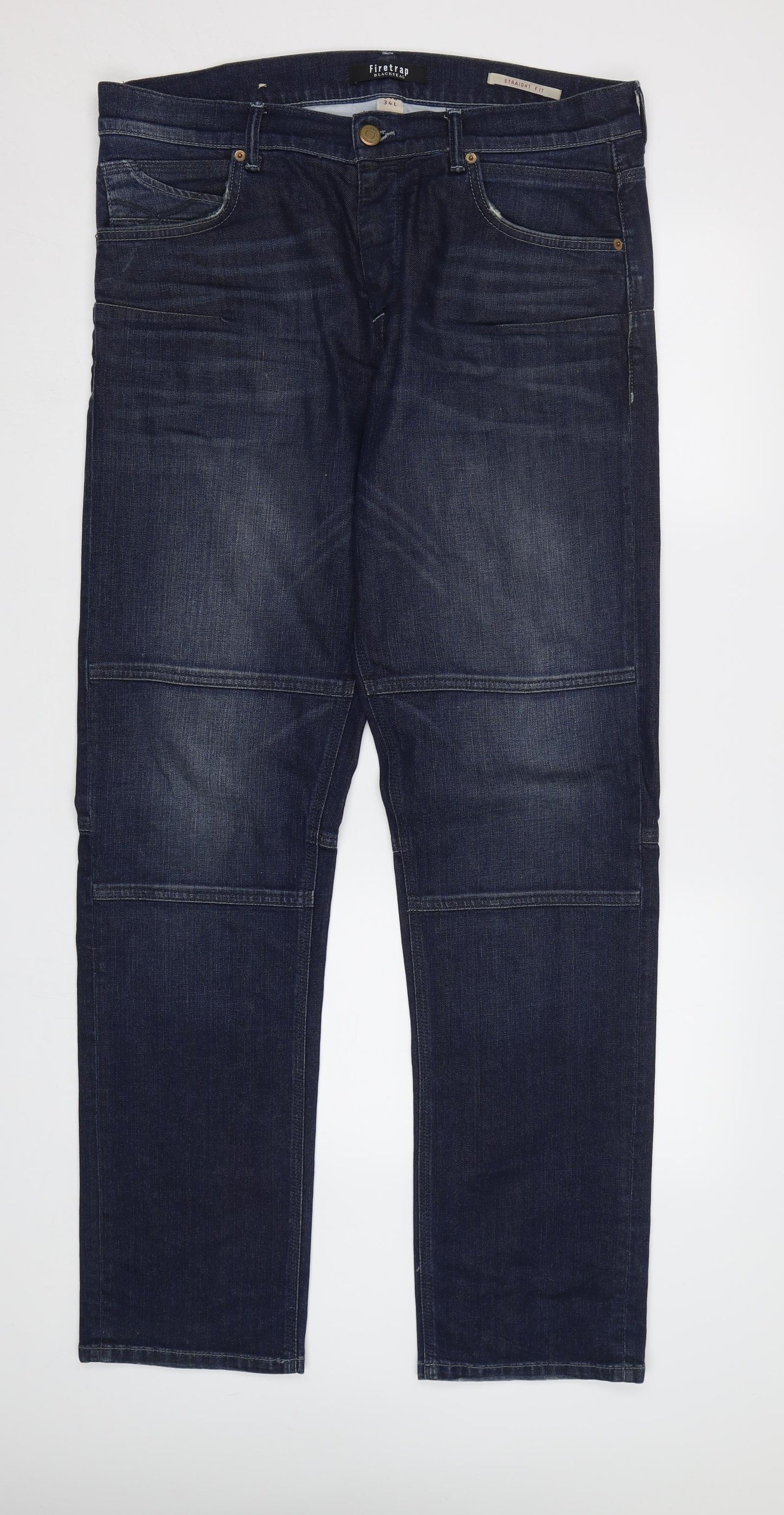 Firetrap Mens Blue   Straight Jeans Size 34 L34 in