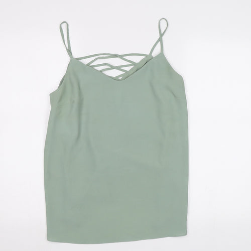 New Look Womens Green   Camisole Tank Size 12