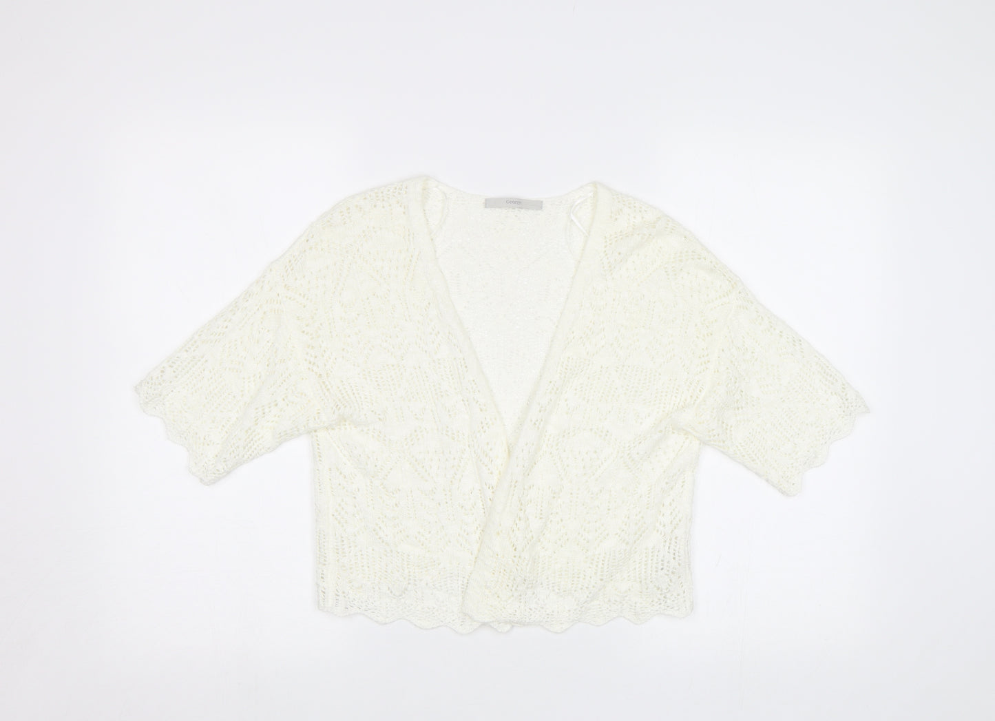 George Womens Ivory   Cardigan Jumper Size 14