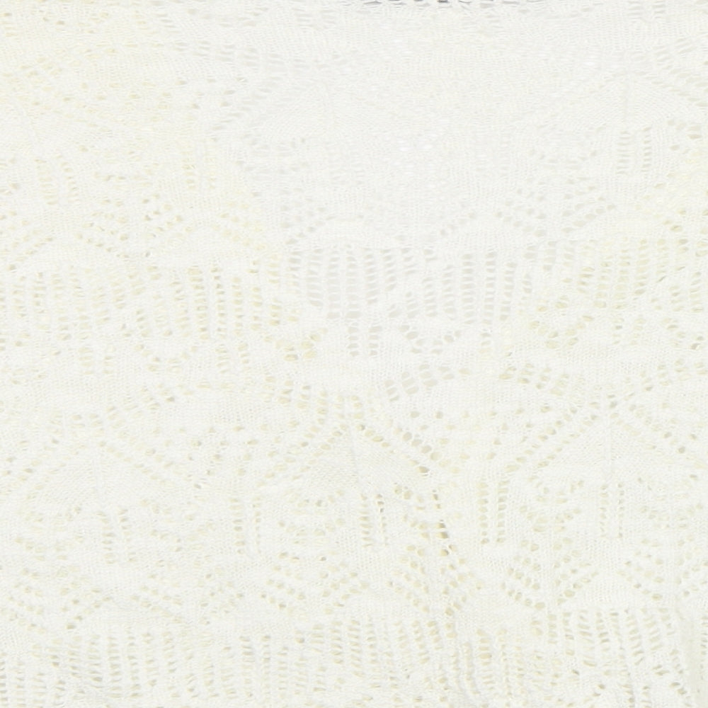 George Womens Ivory   Cardigan Jumper Size 14