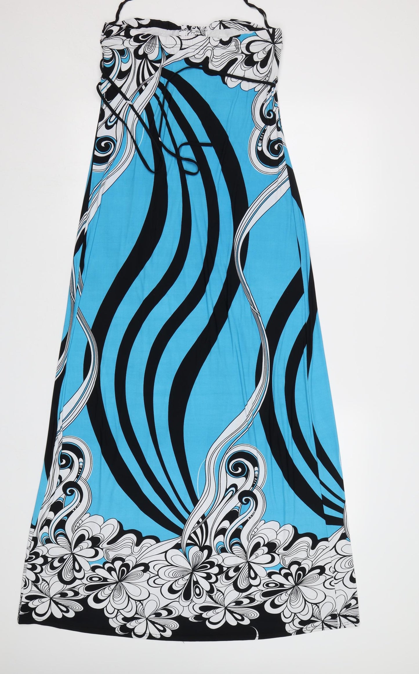 Preworn Womens Blue Floral  Maxi  Size 10