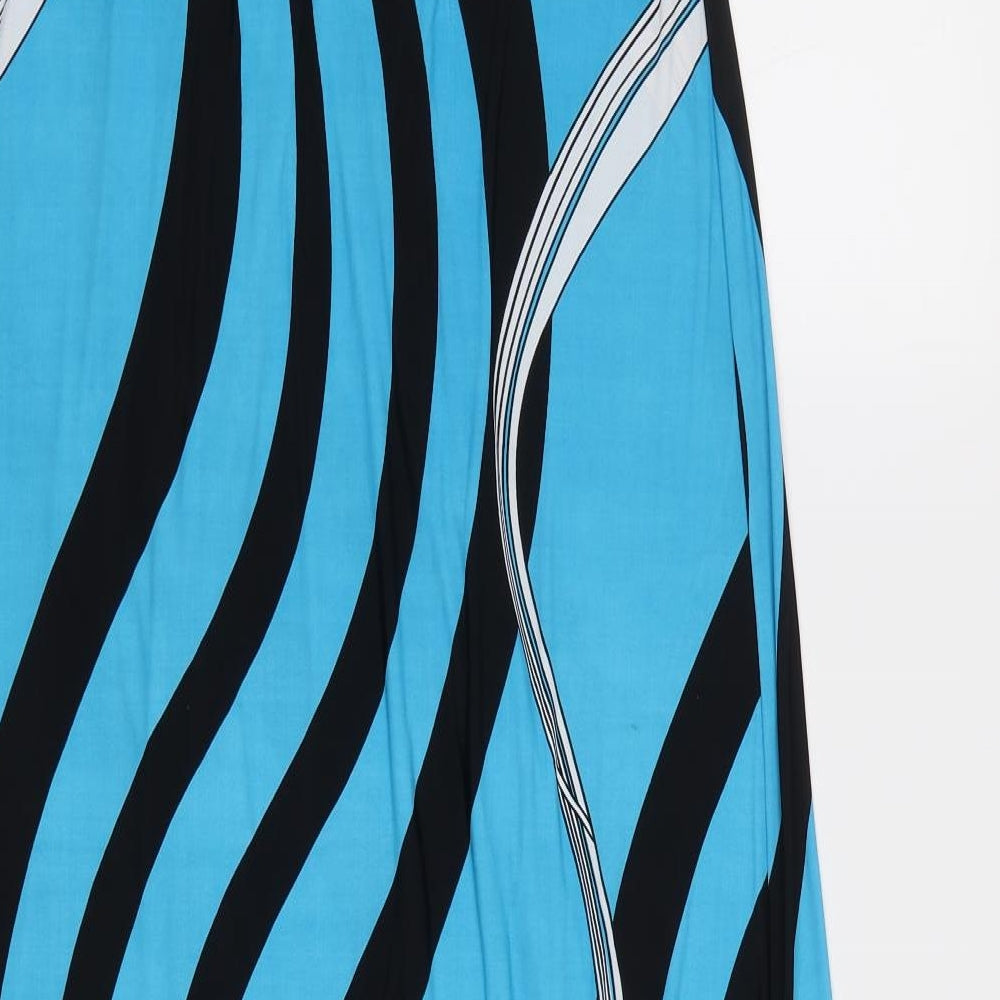 Preworn Womens Blue Floral  Maxi  Size 10