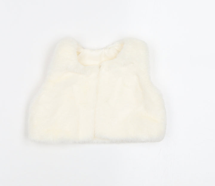 Matalan Baby Ivory Gilet Waistcoat Size 12-18 Months