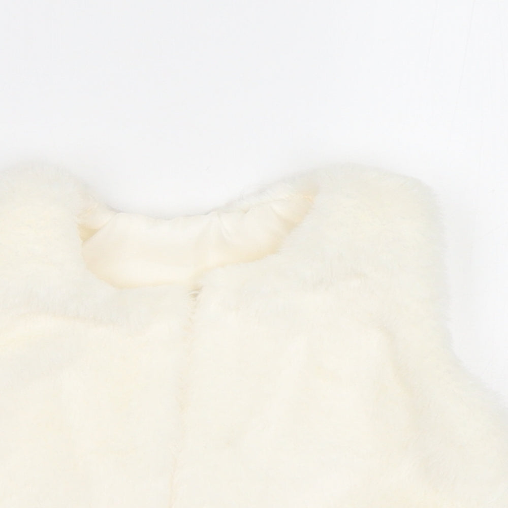 Matalan Baby Ivory   Gilet Waistcoat Size 12-18 Months