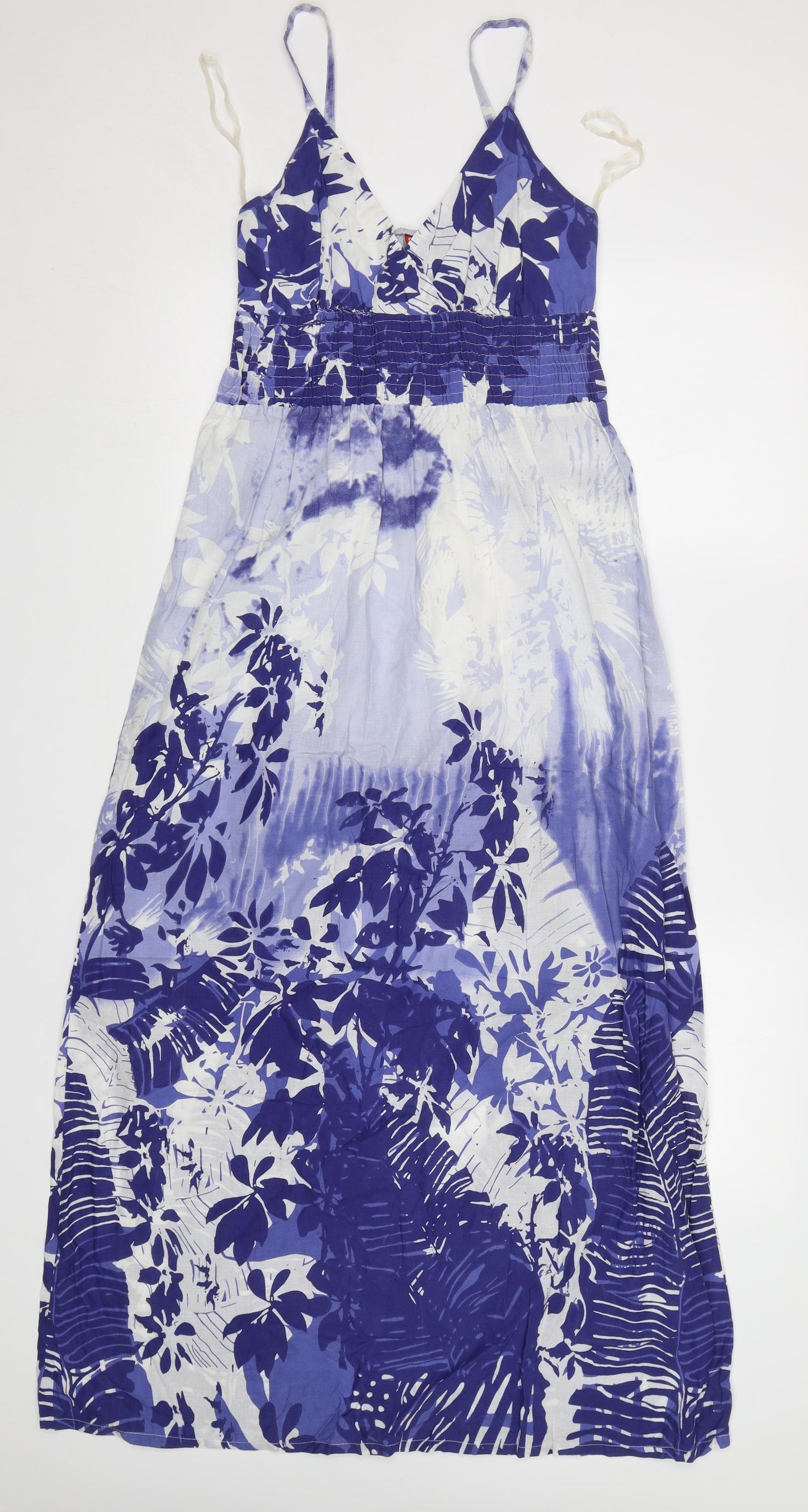 Strong Plus Womens Blue Floral  Maxi  Size S
