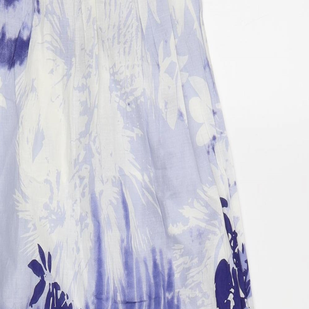 Strong Plus Womens Blue Floral  Maxi  Size S