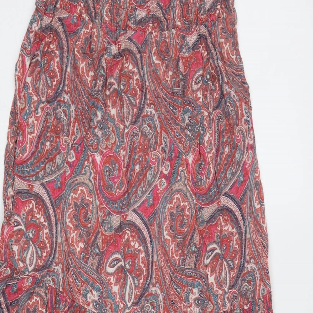 NEXT Womens Red Paisley  Maxi  Size S